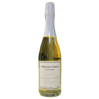 “Chardonnay Bubbles” Sparkling Chardonnay Wine Oregon Crest Vineyards Oregon 2023
